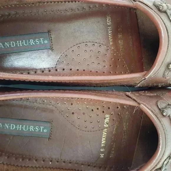 ANDHURST Loafers Havana Size 9M EUC - Picture 5 of 7